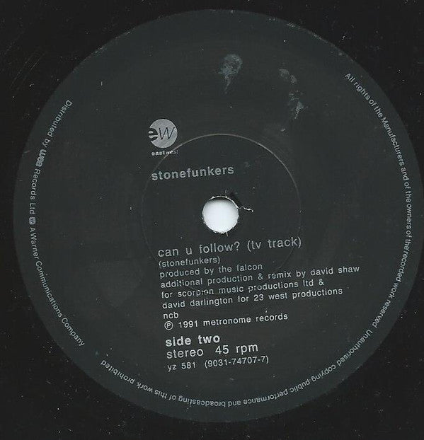 The Stonefunkers : Can U Follow? (7", Single)