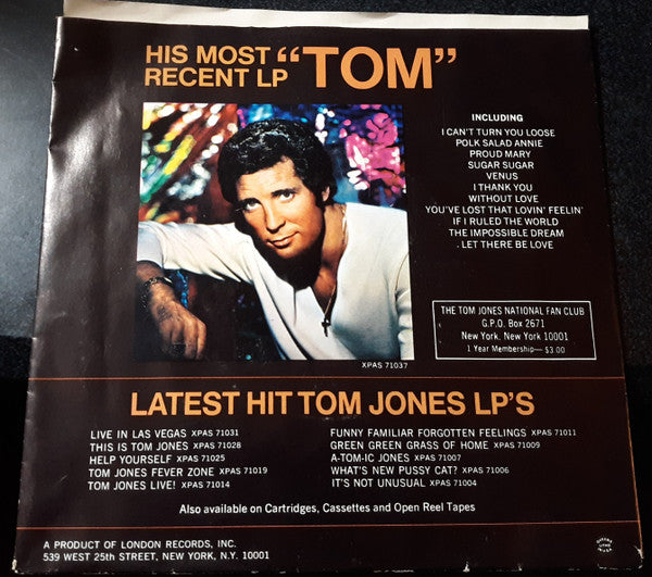 Tom Jones : I (Who Have Nothing) (7", Single)