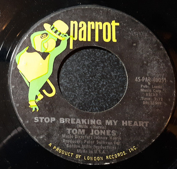 Tom Jones : I (Who Have Nothing) (7", Single)