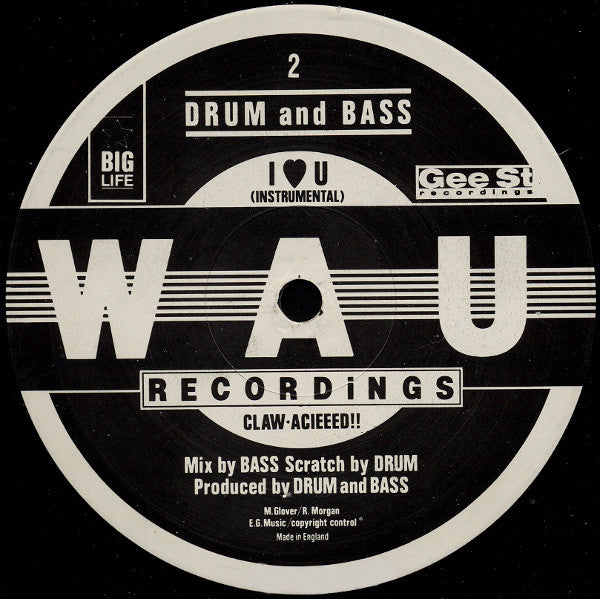 Drum And Bass : I Love You (12", Promo)