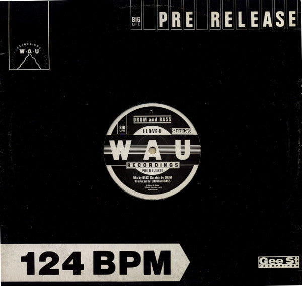 Drum And Bass : I Love You (12", Promo)