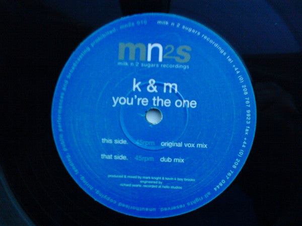 K & M : You're The One (12", Promo)