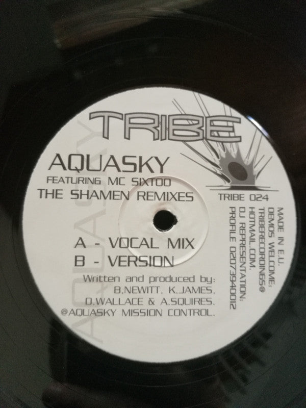 Aquasky Featuring Sixtoo : The Shamen Remixes (12")