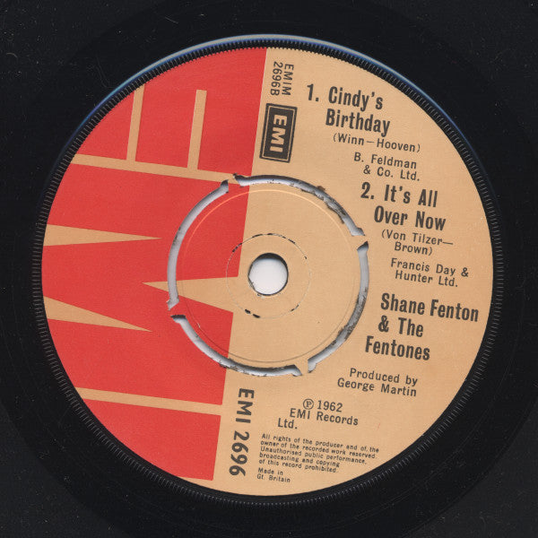 Shane Fenton & The Fentones : Shane Fenton & The Fentones (7", EP)