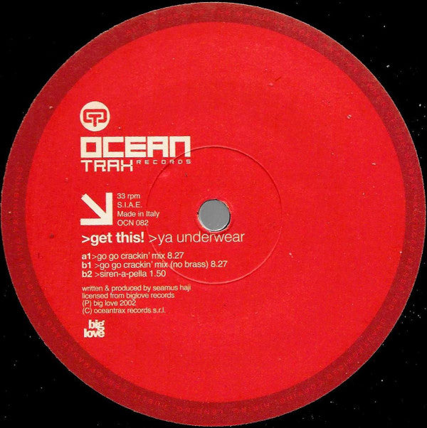 Get This! : Ya Underwear (12")