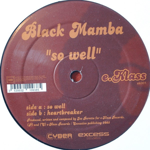 Black Mamba (2) : So Well (10")