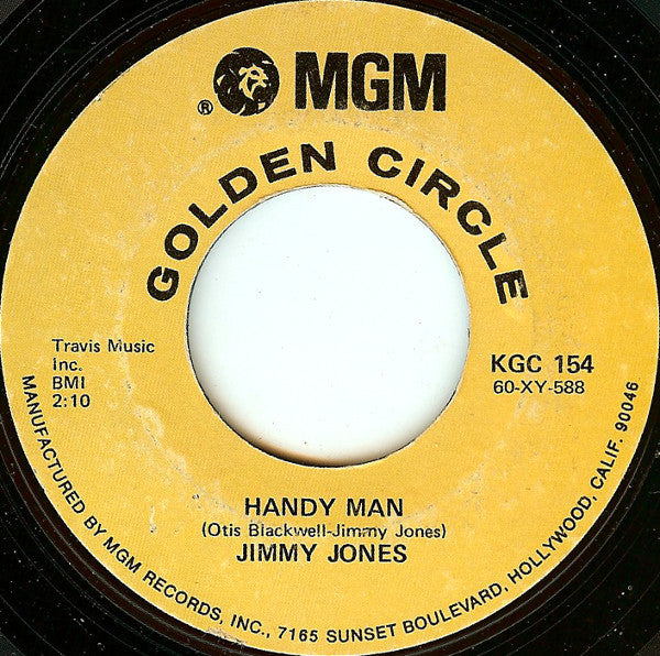 Jimmy Jones : Handy Man / Good Timin' (7", Single, RP)