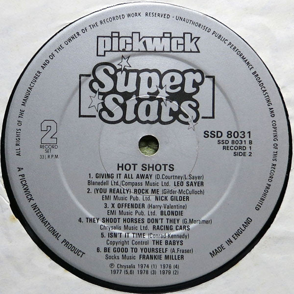 Various : Hot Shots (2xLP, Comp)