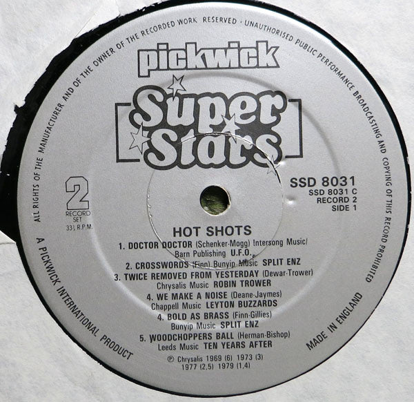 Various : Hot Shots (2xLP, Comp)