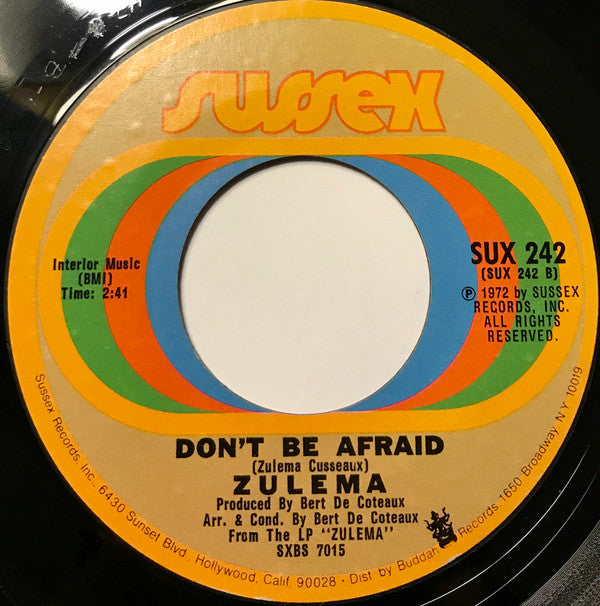 Zulema : This Child Of Mine (7", Promo)