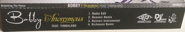 Bobby Valentino (2) Feat. Timbaland : Anonymous (CD, Single, Promo)