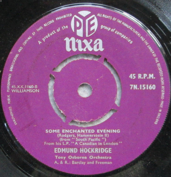 Edmund Hockridge : More Than Ever (7")