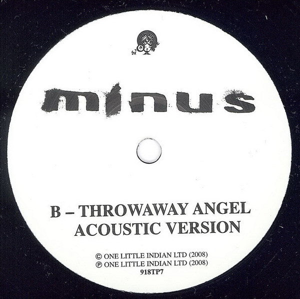 Mínus : Throwaway Angel (7", Single)