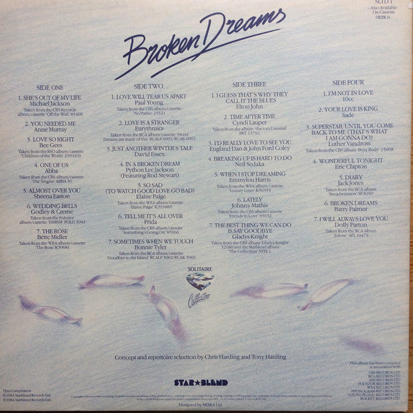 Various : Broken Dreams (28 Heartbreaking Love Songs) (2xLP, Comp)