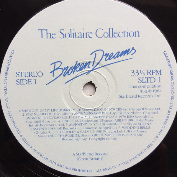 Various : Broken Dreams (28 Heartbreaking Love Songs) (2xLP, Comp)