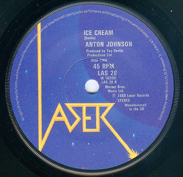 Anton Johnson : Hey Baby  (7")