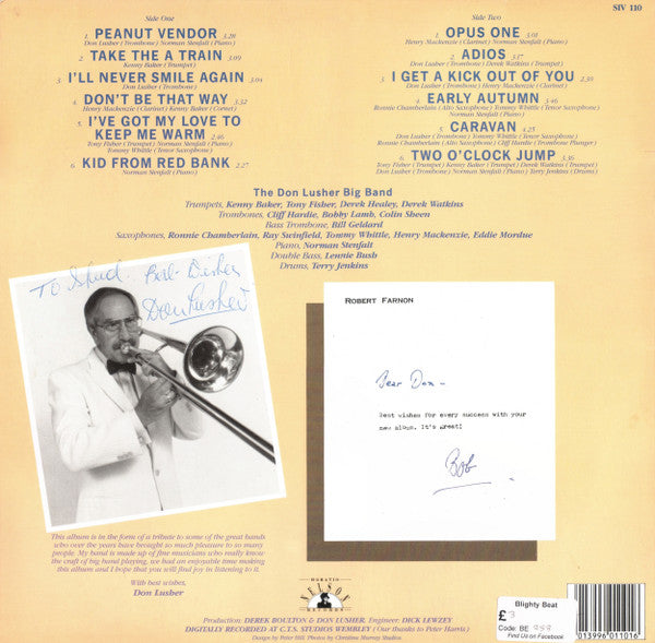 The Don Lusher Big Band : Pays Tribute To The Great Bands (LP, Album)