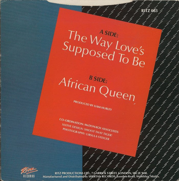 Tony Stevens (5) : The Way Love's Supposed To Be (7", Single)