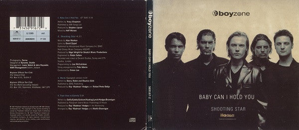 Boyzone : Baby Can I Hold You / Shooting Star (CD, Single, Dig)