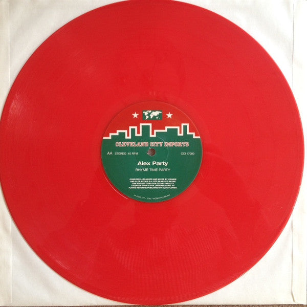 Alex Party : Read My Lips (12", Single, Red)