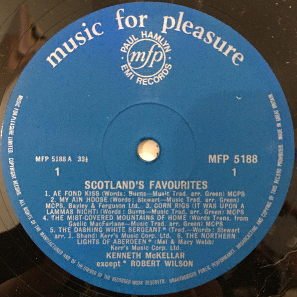 Kenneth McKellar & Robert Wilson (3) : Scotland's Pride (LP, Comp, Mono)