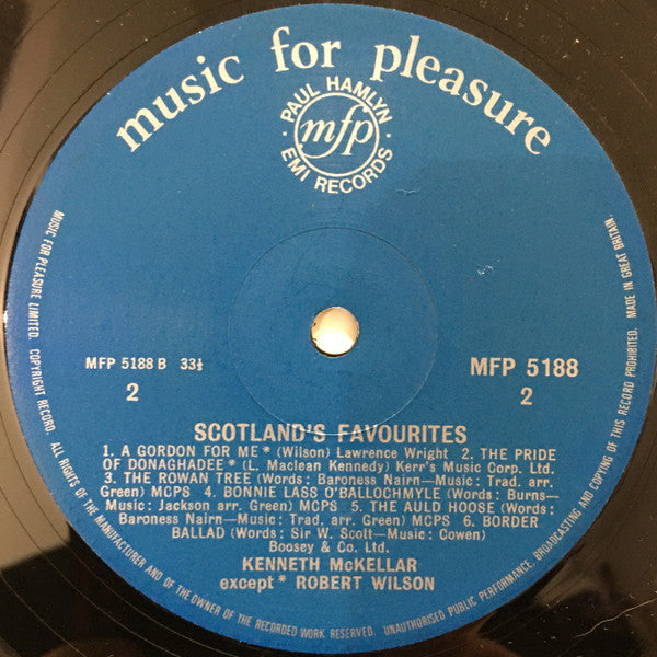 Kenneth McKellar & Robert Wilson (3) : Scotland's Pride (LP, Comp, Mono)