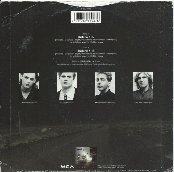 The Blessing : Highway 5 '92 (7", Single)