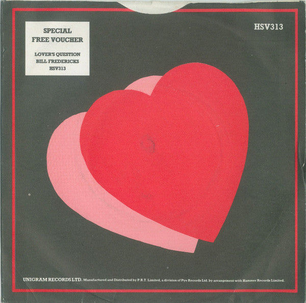 Bill Fredericks : Lovers Question (7")