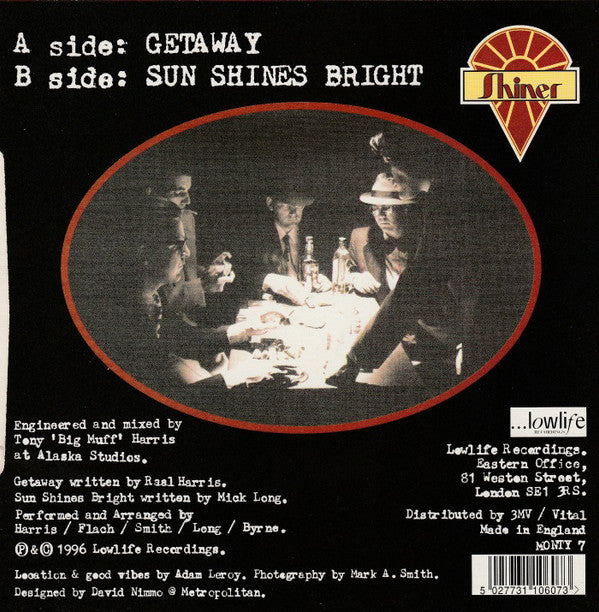 Shiner (8) : Getaway (7", Single)