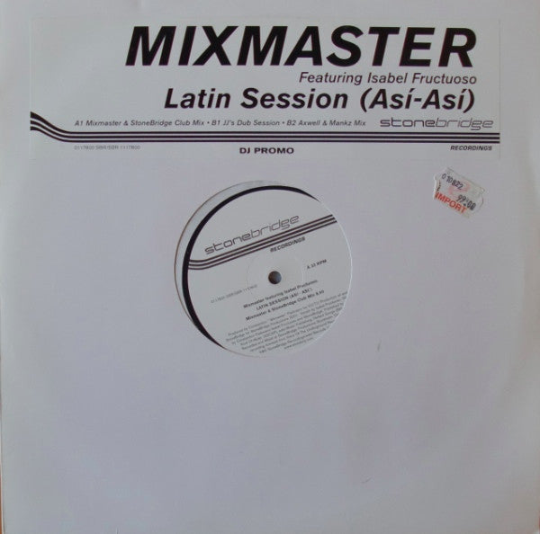 Costantino "Mixmaster" Padovano Featuring Isabel Fructuoso : Latin Session (Así Así) (12", Promo)