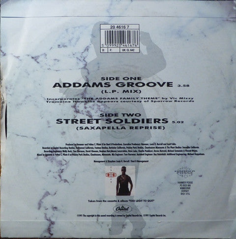 MC Hammer : Addams Groove (7", Single)