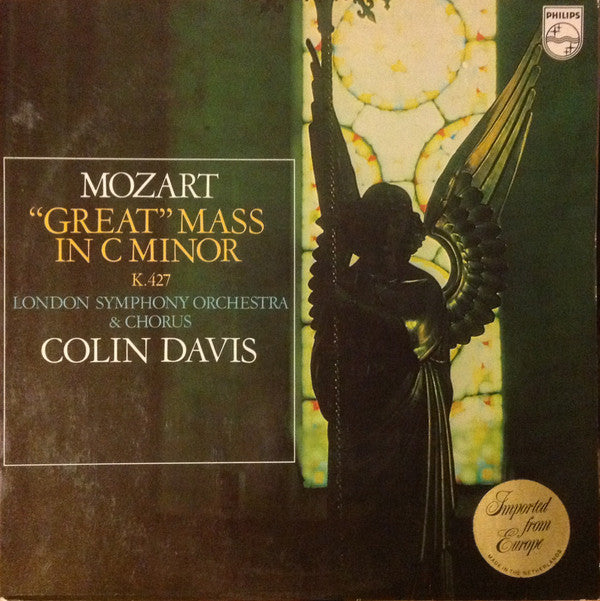 Wolfgang Amadeus Mozart, London Symphony Orchestra & London Symphony Chorus, Sir Colin Davis : "Great" Mass In C Minor K. 427 (LP)