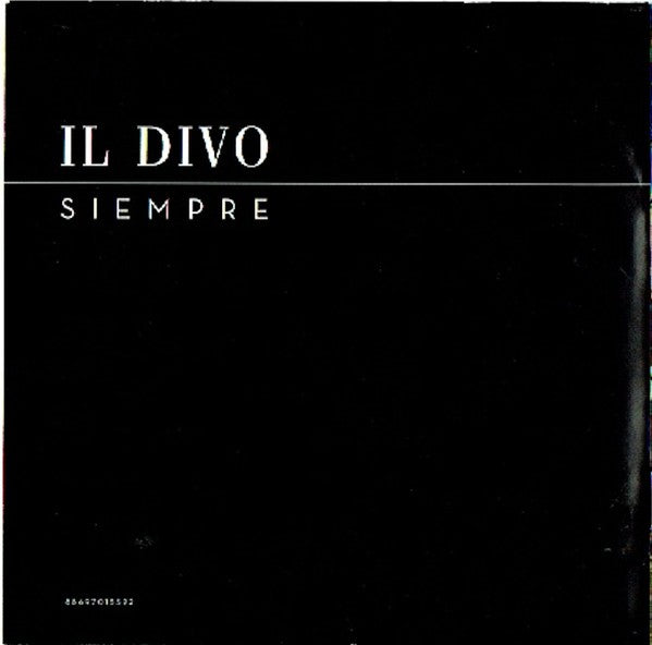 Il Divo : Siempre (CD, Album)