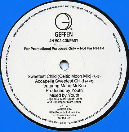 Sweetest Child : Sweetest Child (12", Promo)
