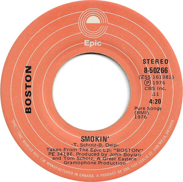Boston : More Than A Feeling (7", Single)