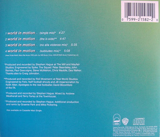 New Order : World In Motion… (CD, Maxi)