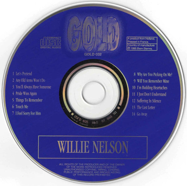 Willie Nelson : Gold (CD, Comp)