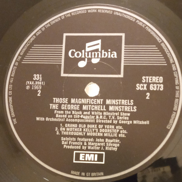 The George Mitchell Minstrels Featuring Dai Francis, Margaret Savage & John Boulter : Those Magnificent Minstrels (LP, Album)
