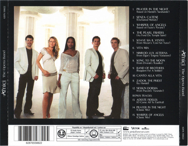 Amici Forever : The Opera Band (CD, Album, Copy Prot.)
