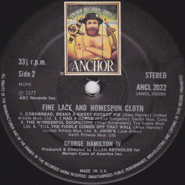 George Hamilton IV : Fine Lace And Homespun Cloth (LP, Album)