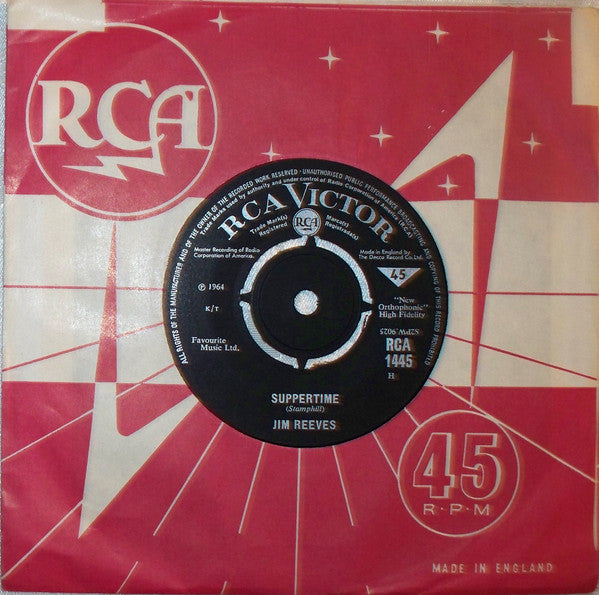 Jim Reeves : How Long Has It Been (7")