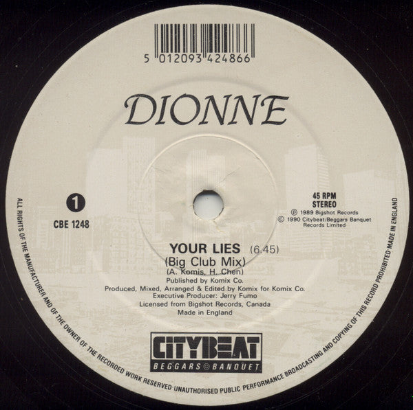 Dionne : Your Lies (12")