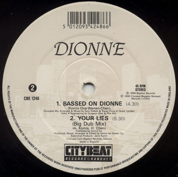 Dionne : Your Lies (12")