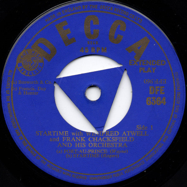 Winifred Atwell and Frank Chacksfield & His Orchestra : Startime (7", EP)
