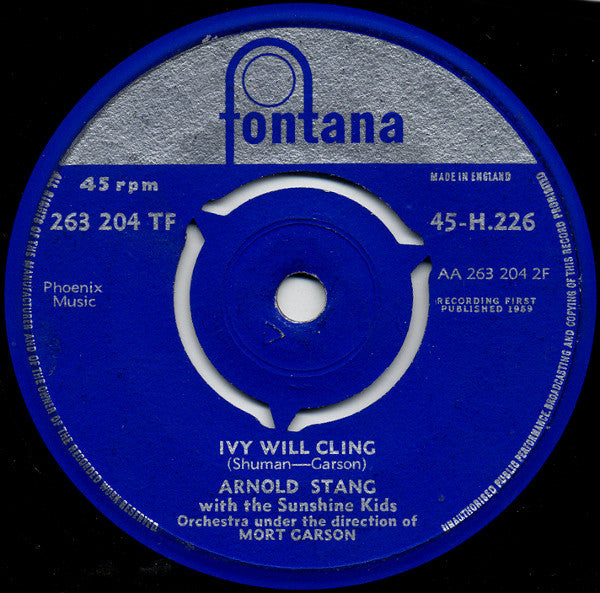 Arnold Stang With The Sunshine Kids Orchestra : Where Ya' Calling From Charlie (7", Single)