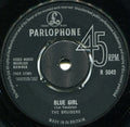 Lee Stirling And The Bruisers : Blue Girl (7")