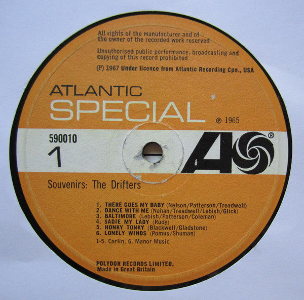 The Drifters : Souvenirs (LP, Comp, RE)