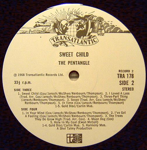 The Pentangle* : Sweet Child (2xLP, Album, RE, Gat)