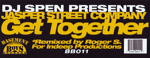 DJ Spen Presents Jasper Street Co. : Get Together (12")