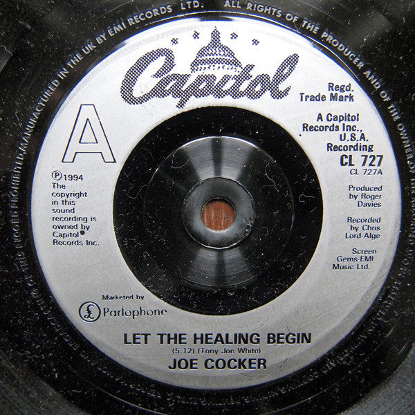Joe Cocker : Let The Healing Begin (7", Single)